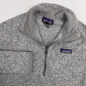 Patagonia Better Sweater Pullover Women S Gray Heathered Quarter Zip 25527